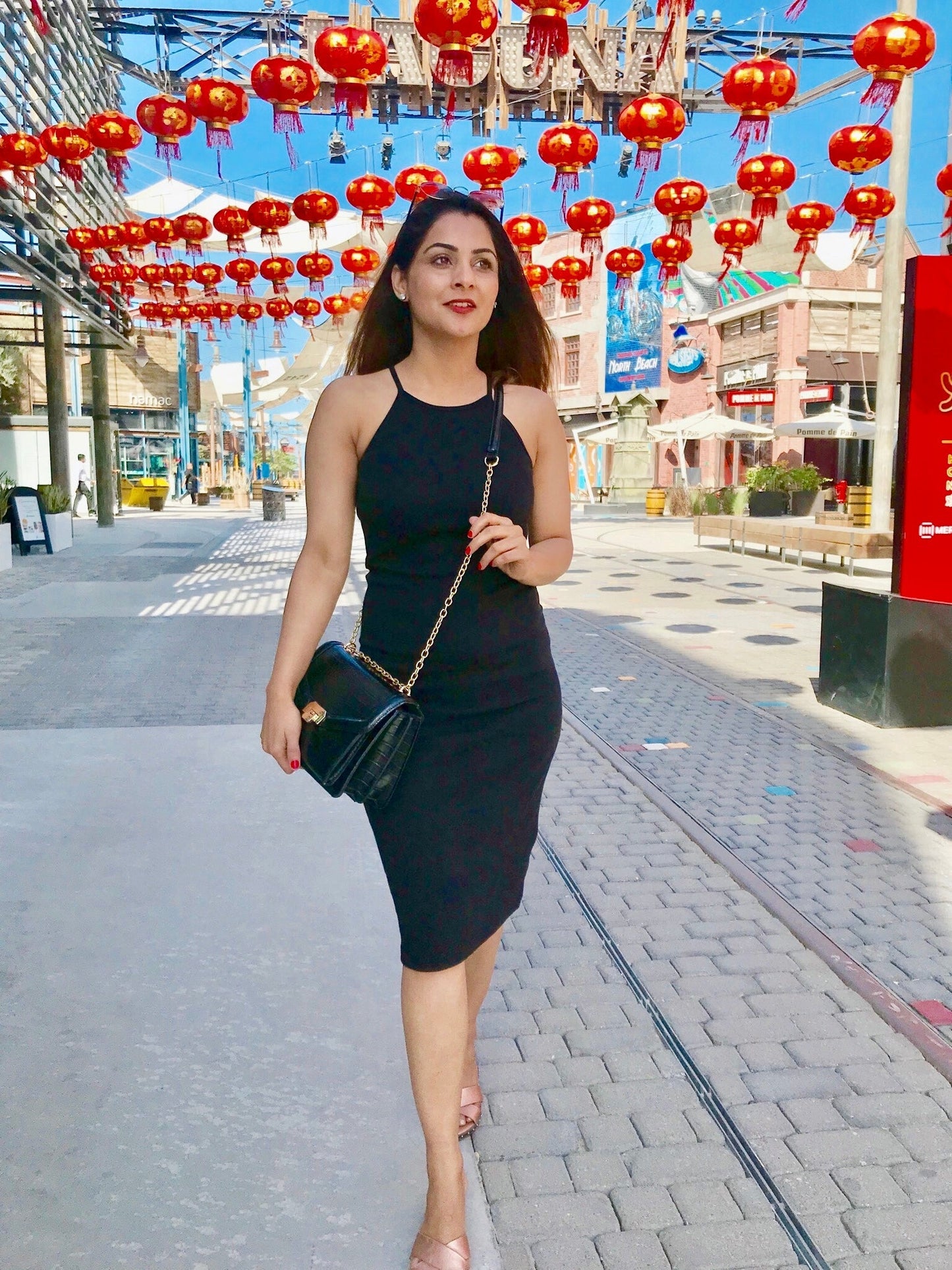 Black Ribbed Dress