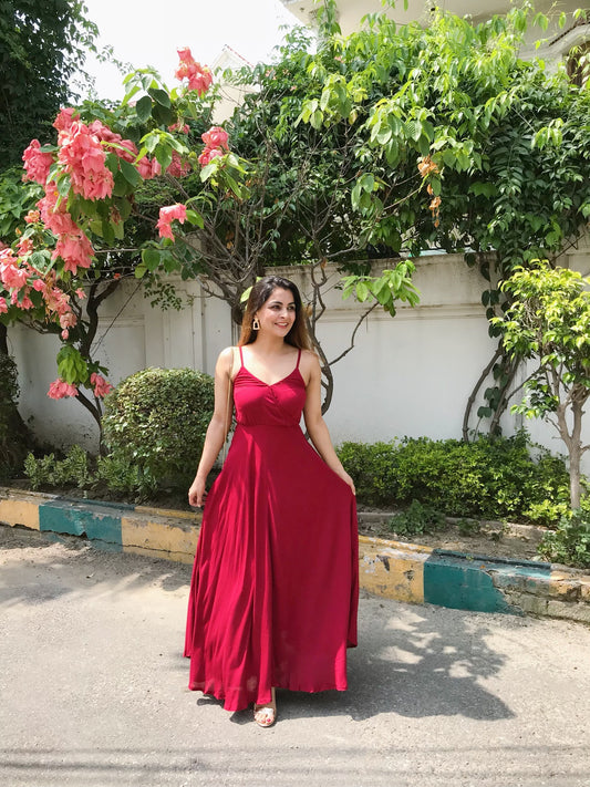 Blush Red Dress
