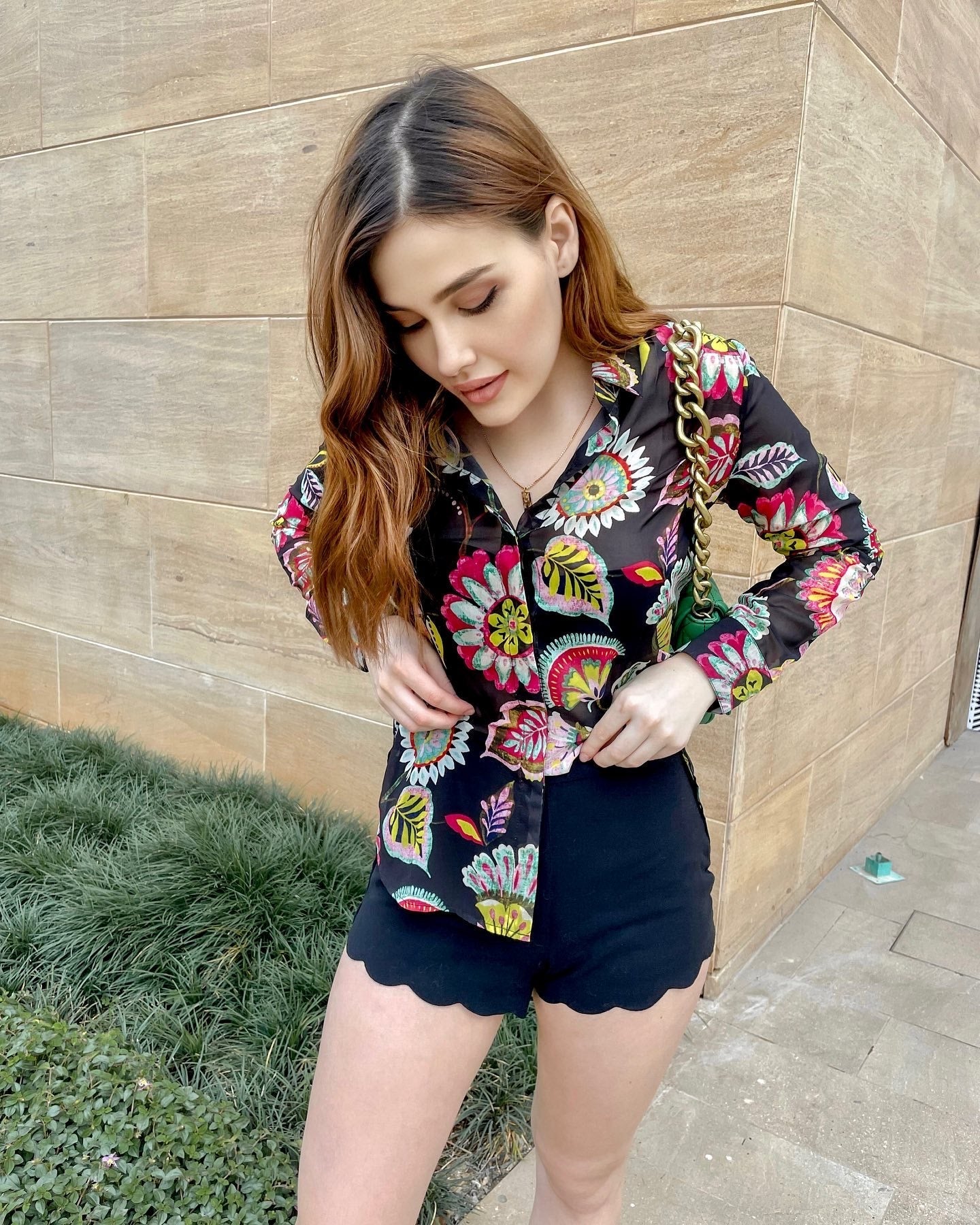 Floral Abstract Print Shirt