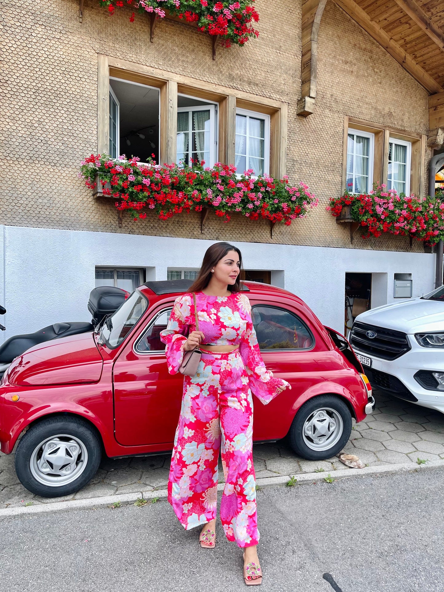 Floral Knot Up Coord Set