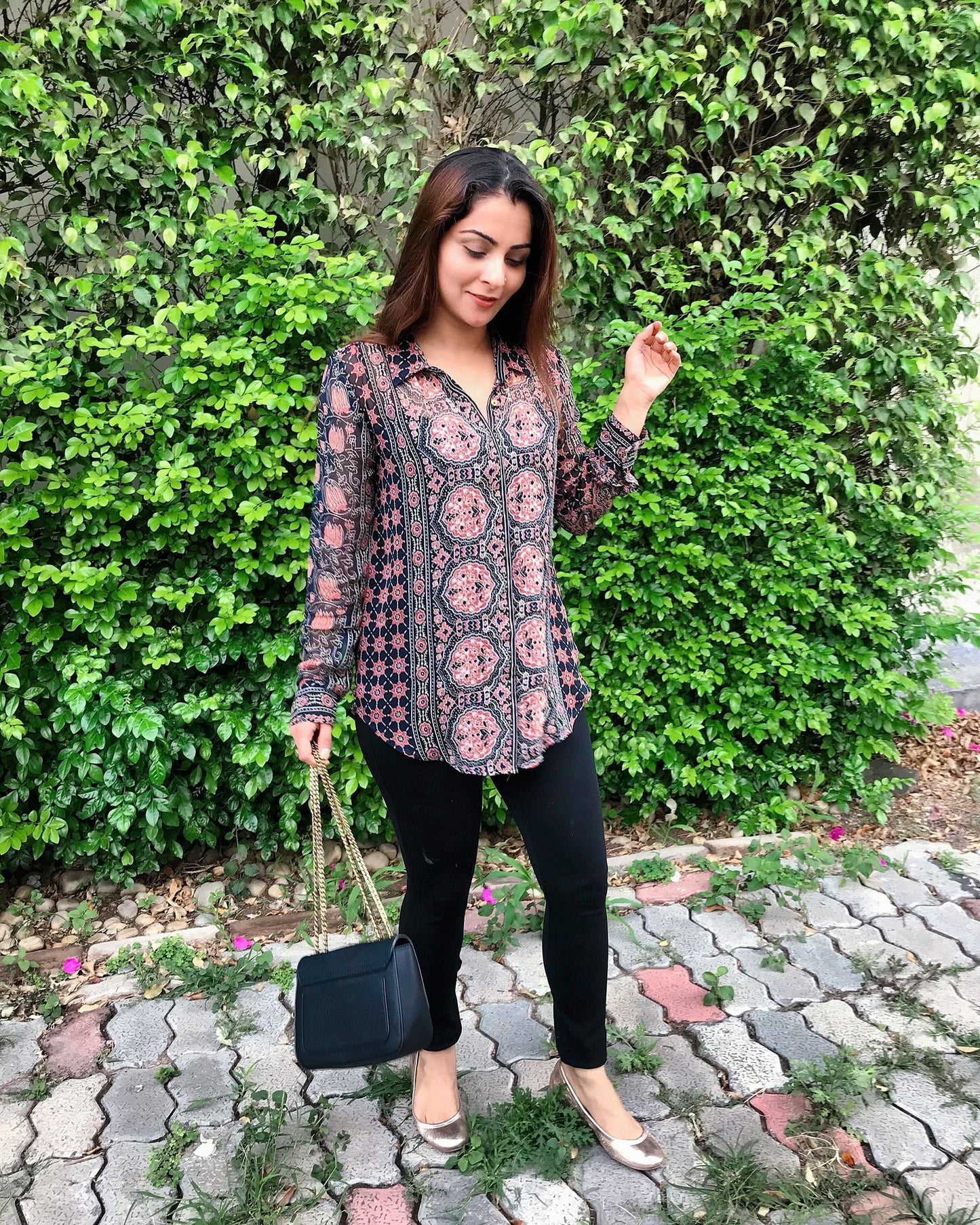Abstract Print Shirt