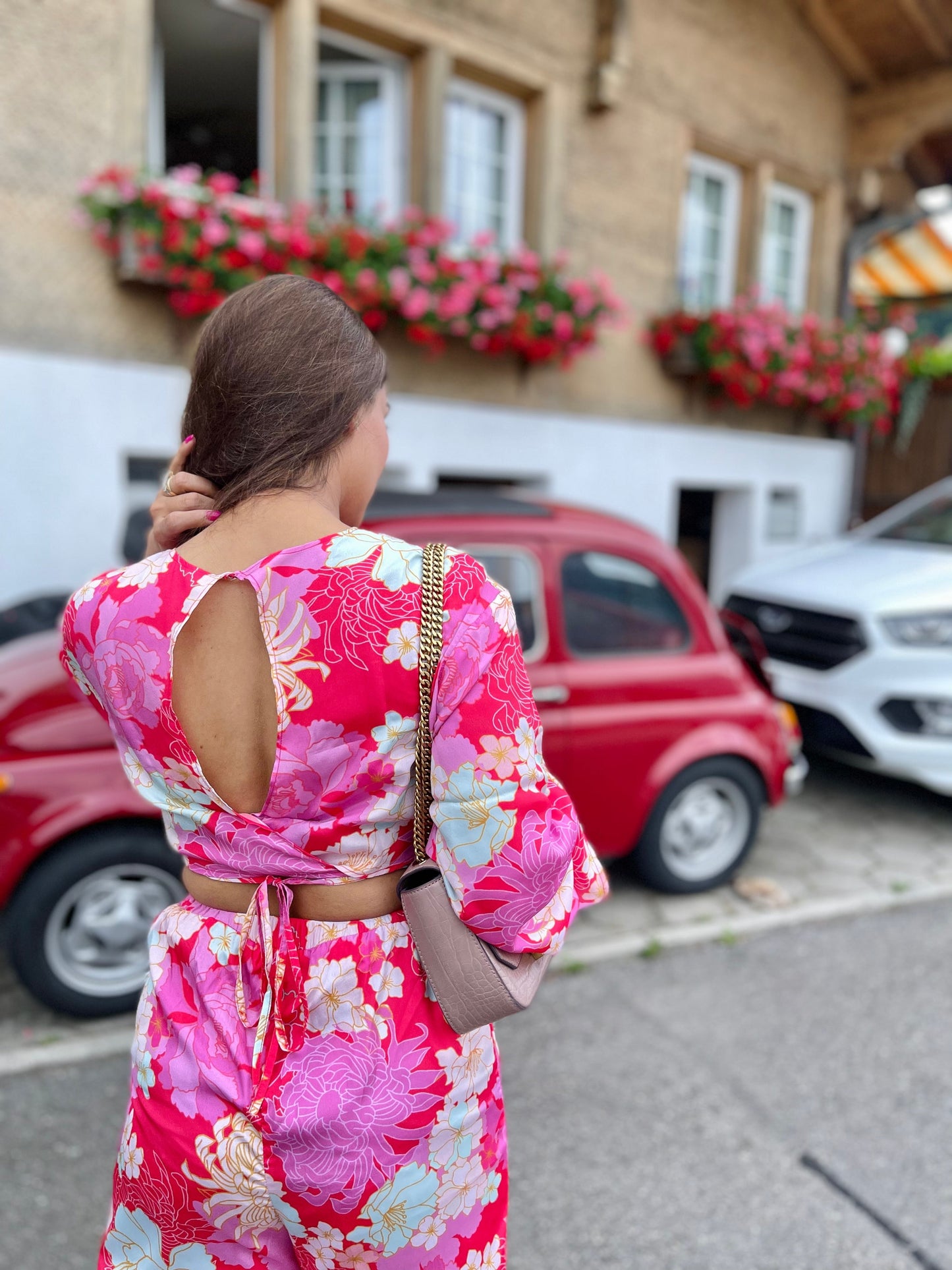 Floral Knot Up Coord Set