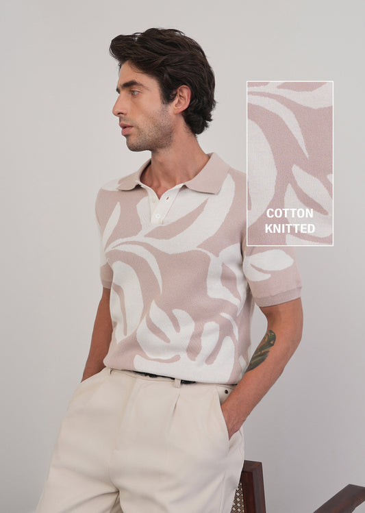 Cotton Tropical Knitted Polo