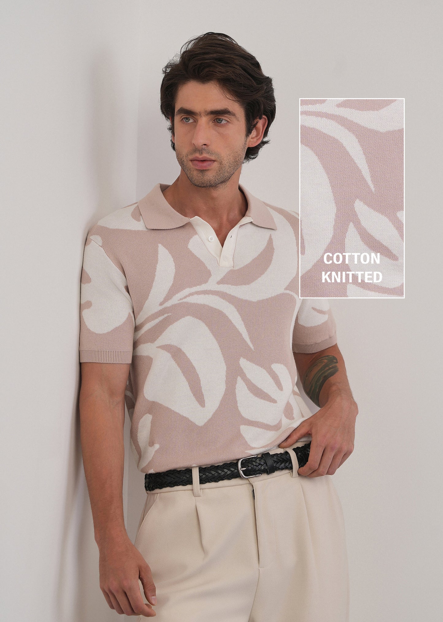 Cotton Tropical Knitted Polo