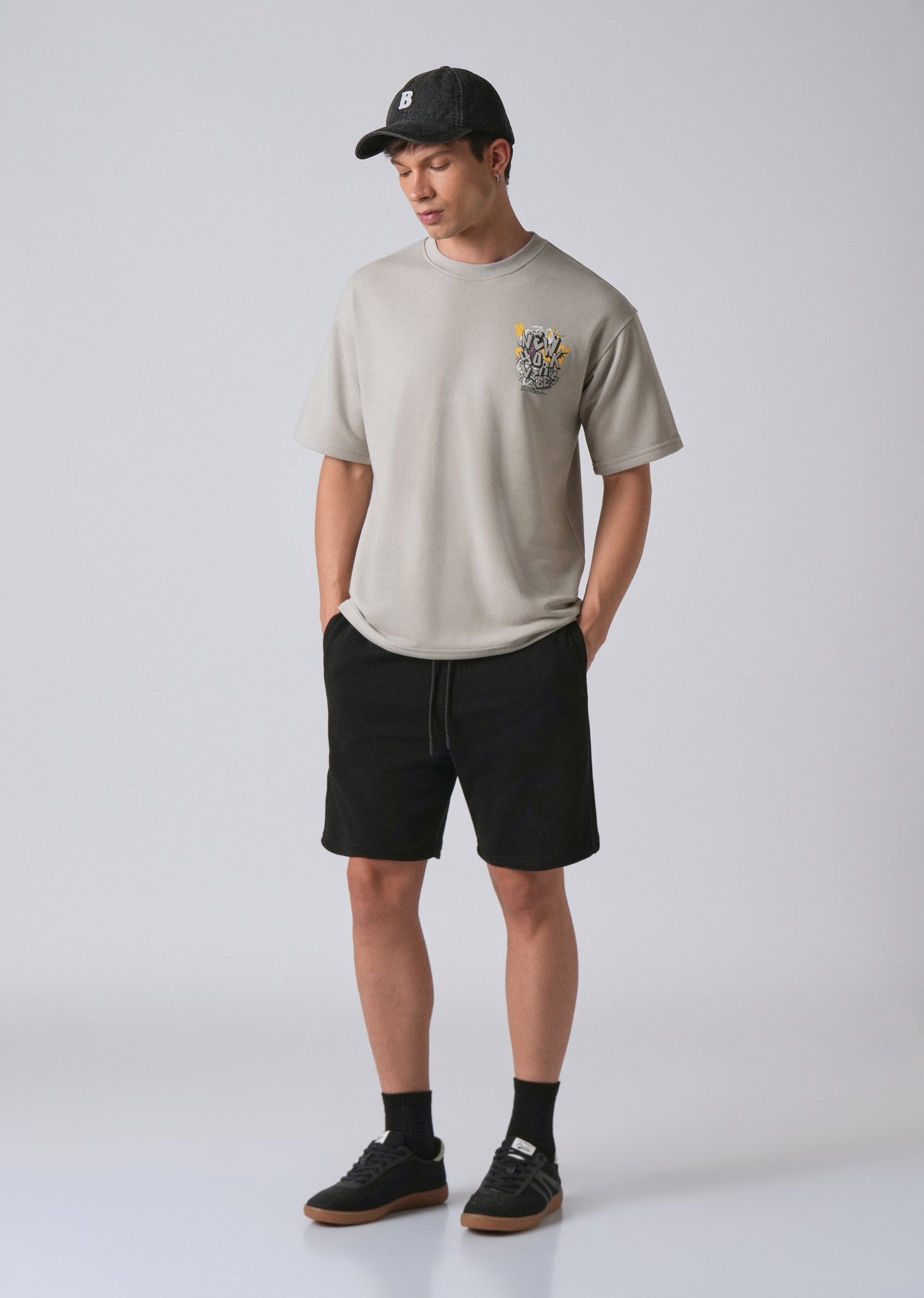 Heather Grey Oversized T-shirt