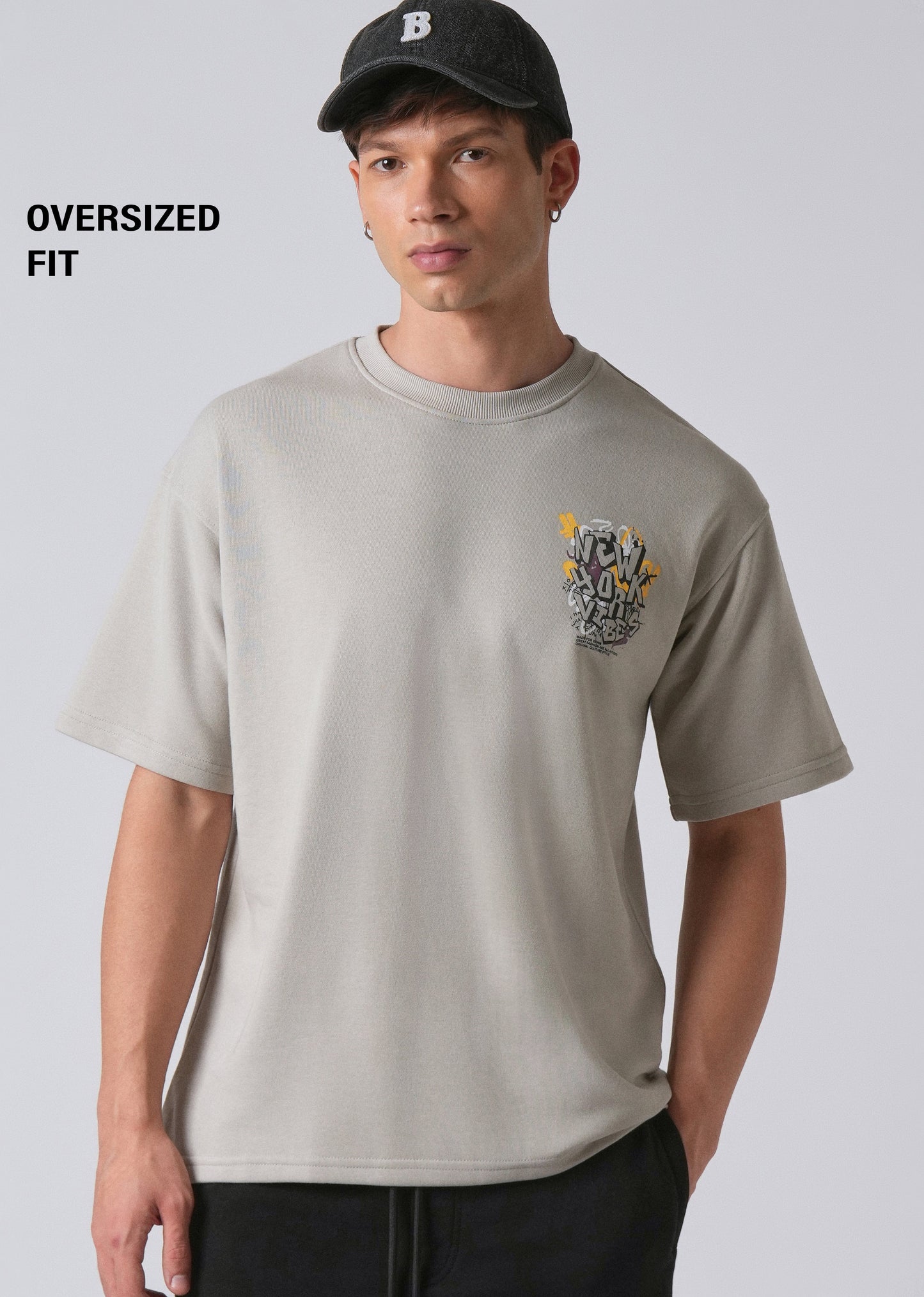 Heather Grey Oversized T-shirt