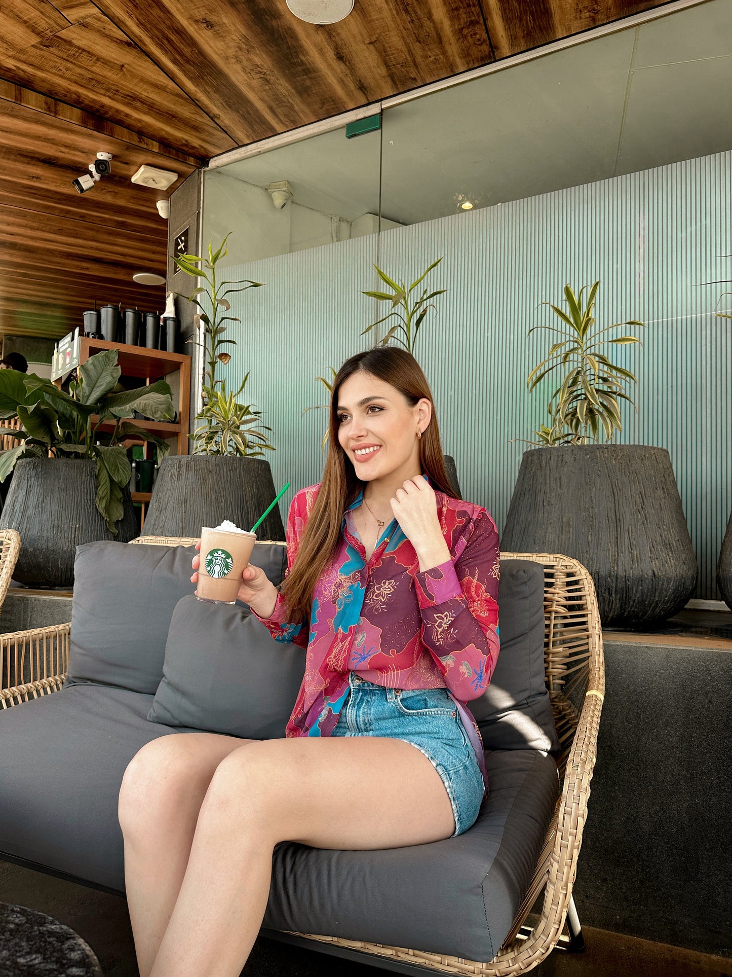 Maze Floral Print Shirt