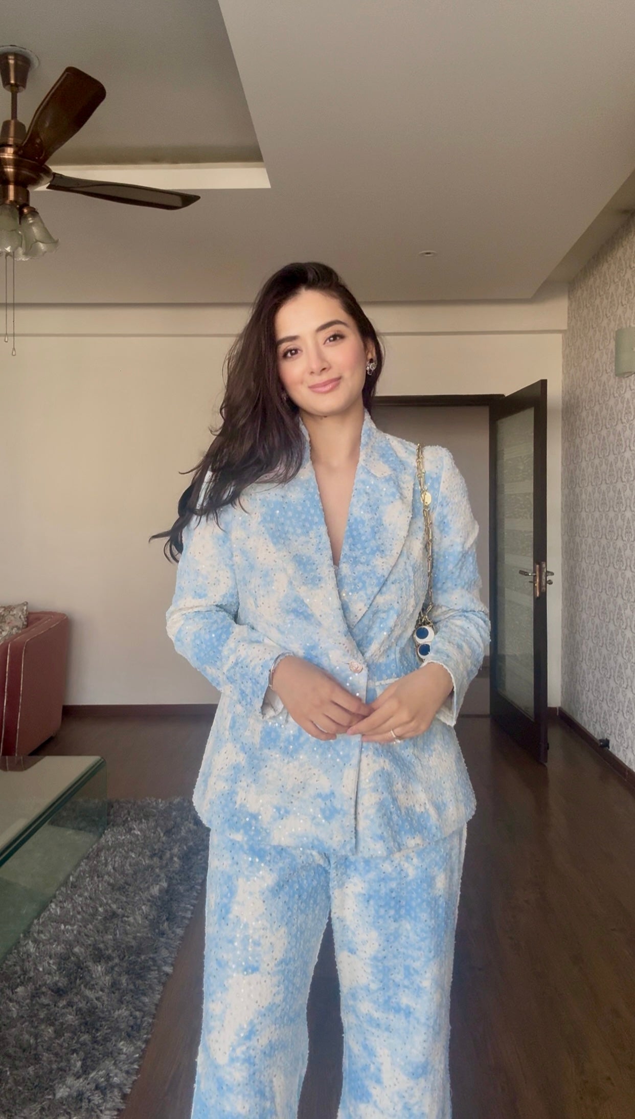 Denim Blazer Set