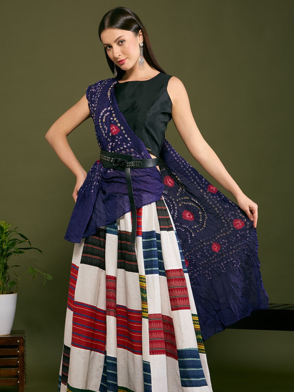 Cotton Bandhini Dupatta