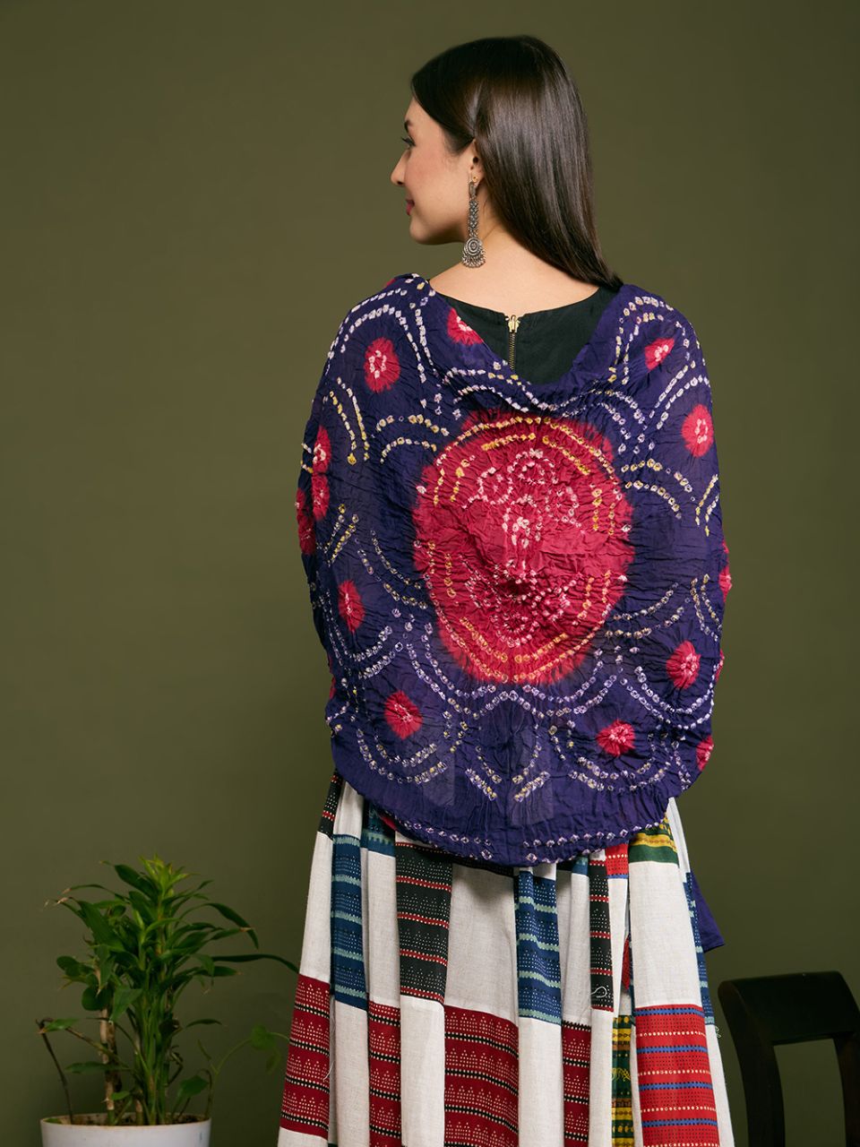Cotton Bandhini Dupatta