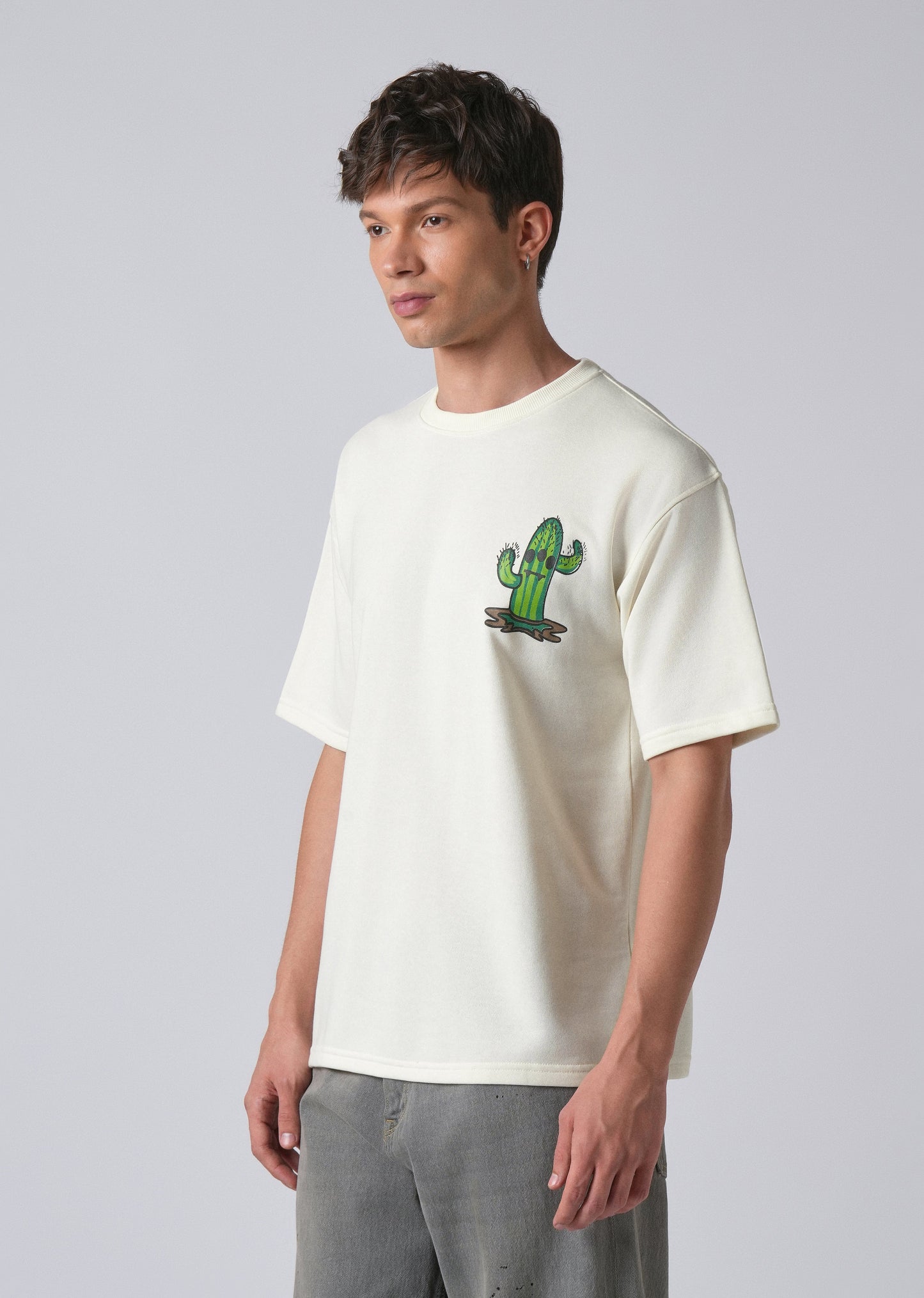 Warm White Oversized T-shirt
