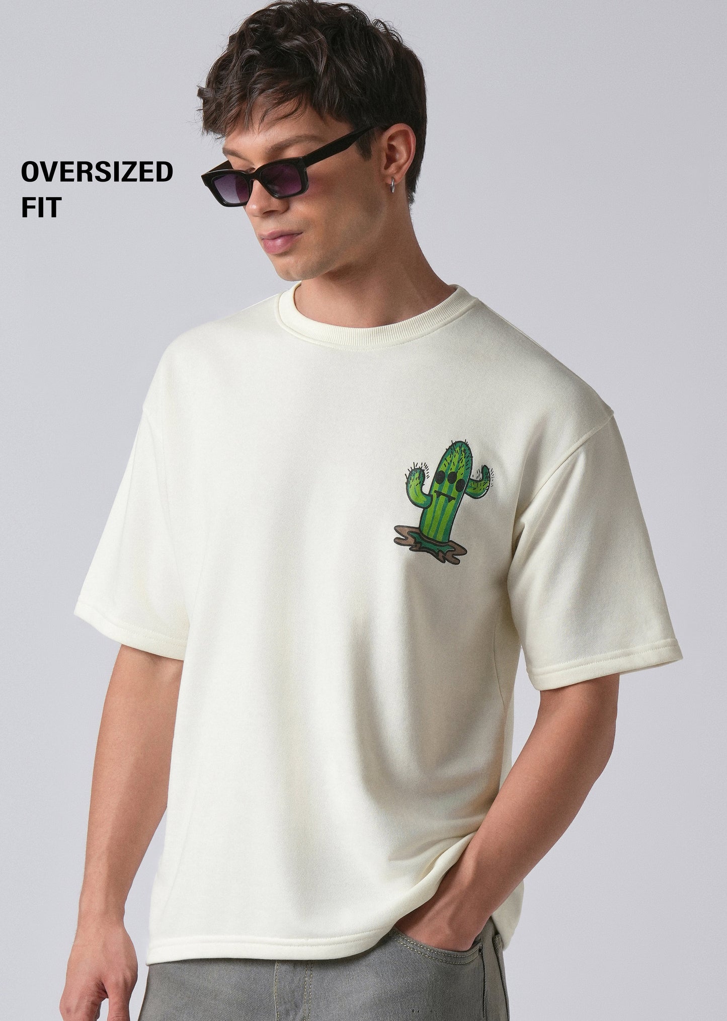 Warm White Oversized T-shirt